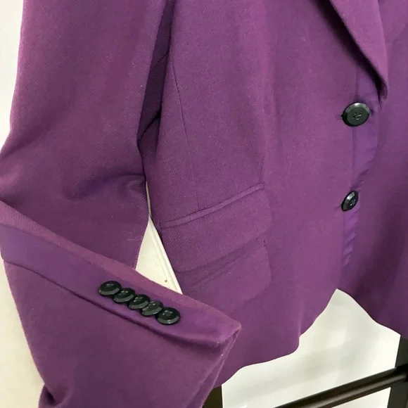Vintage Baia wool blend Purple Women's Blazer. Size 10. Gorgeous piece! - Picture 2 of 13